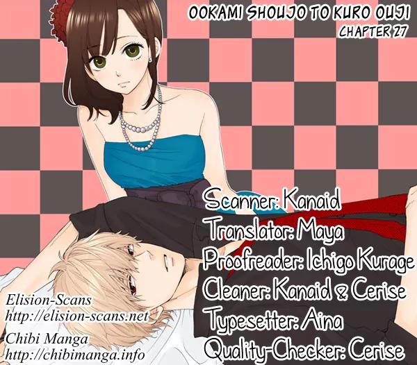 Ookami Shoujo to Kuro Ouji Chapter 27 page 1 - Chapter 27