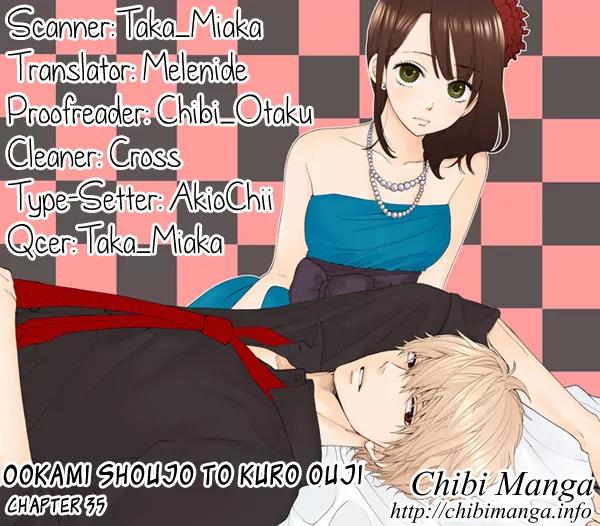 Ookami Shoujo to Kuro Ouji Chapter 35 page 1 - Chapter 35: The Lights are On