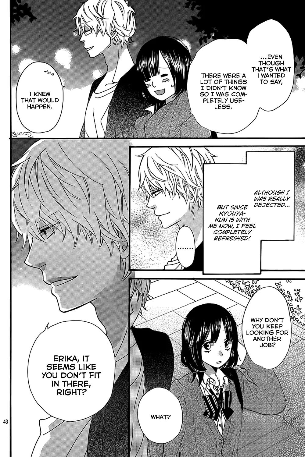 Ookami Shoujo to Kuro Ouji Chapter 39 page 46 - Chapter 39: There's No Way I'd Let You Take My Place