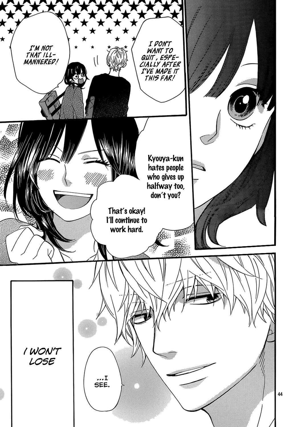 Ookami Shoujo to Kuro Ouji Chapter 39 page 47 - Chapter 39: There's No Way I'd Let You Take My Place