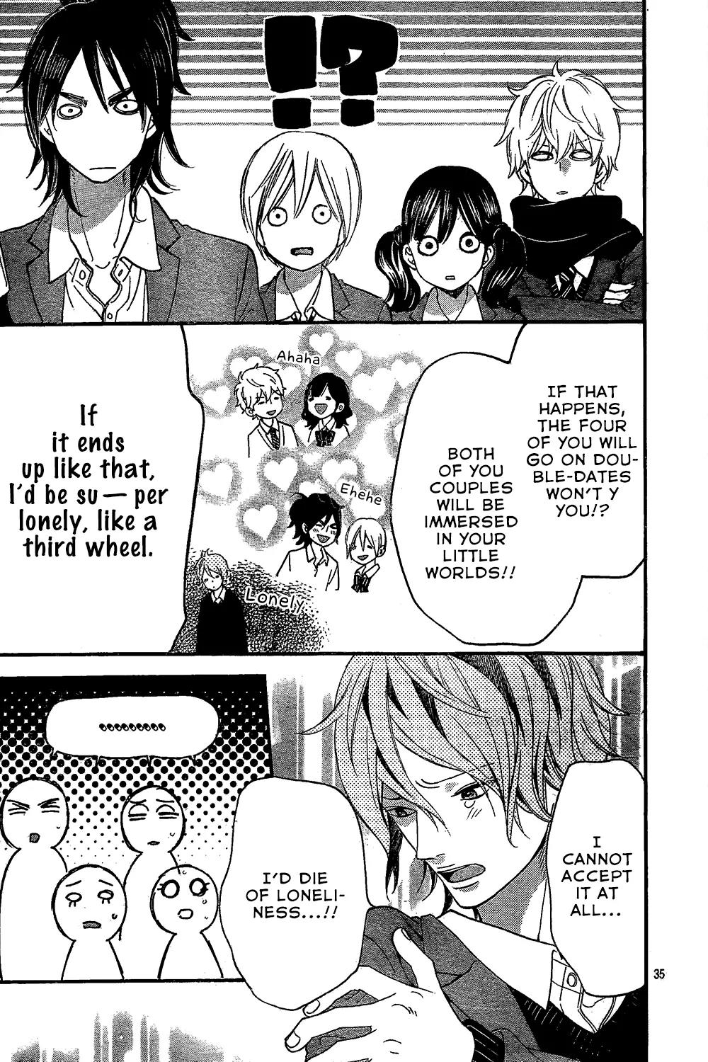 Ookami Shoujo to Kuro Ouji Chapter 45 page 38 - Chapter 45: It's a Love Triangle?!