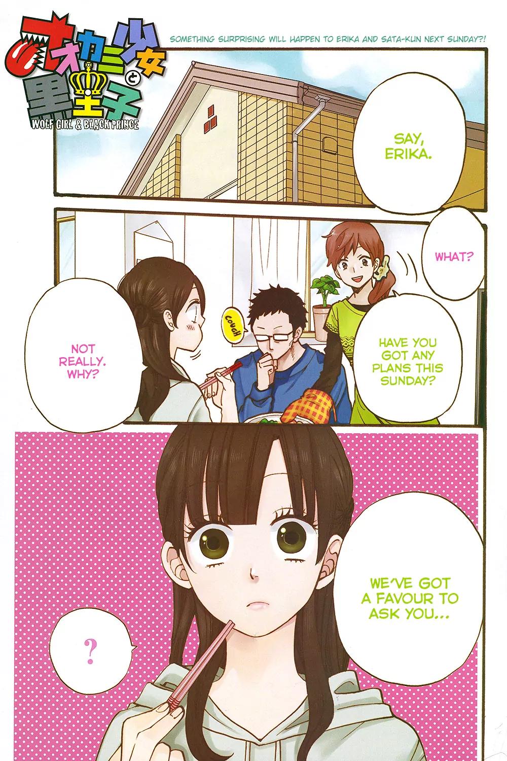 Ookami Shoujo to Kuro Ouji Chapter 46 page 3 - Chapter 46: Who Said He's a Good Young Man?