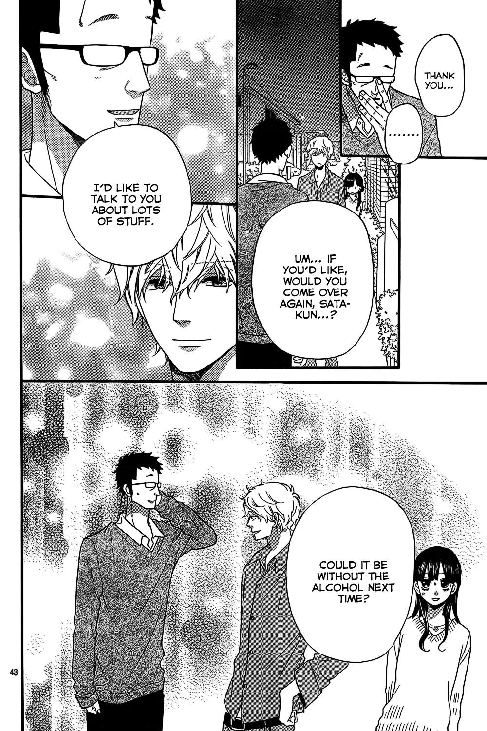 Ookami Shoujo to Kuro Ouji Chapter 46 page 44 - Chapter 46: Who Said He's a Good Young Man?