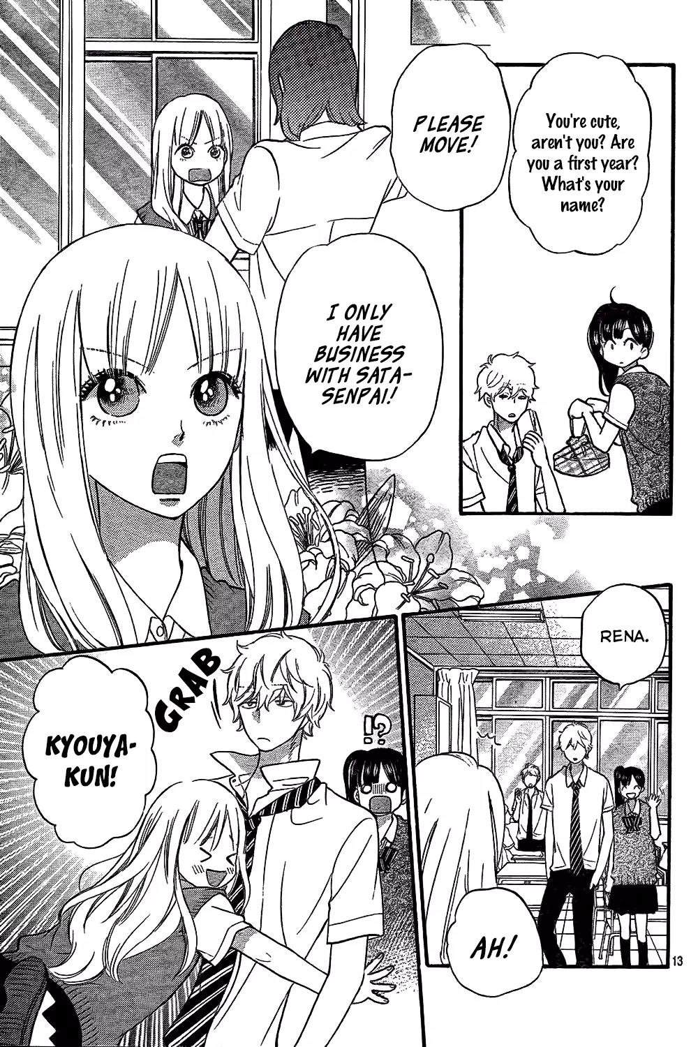 Ookami Shoujo to Kuro Ouji Chapter 48 page 14 - Chapter 48: Not Good at Getting Excited