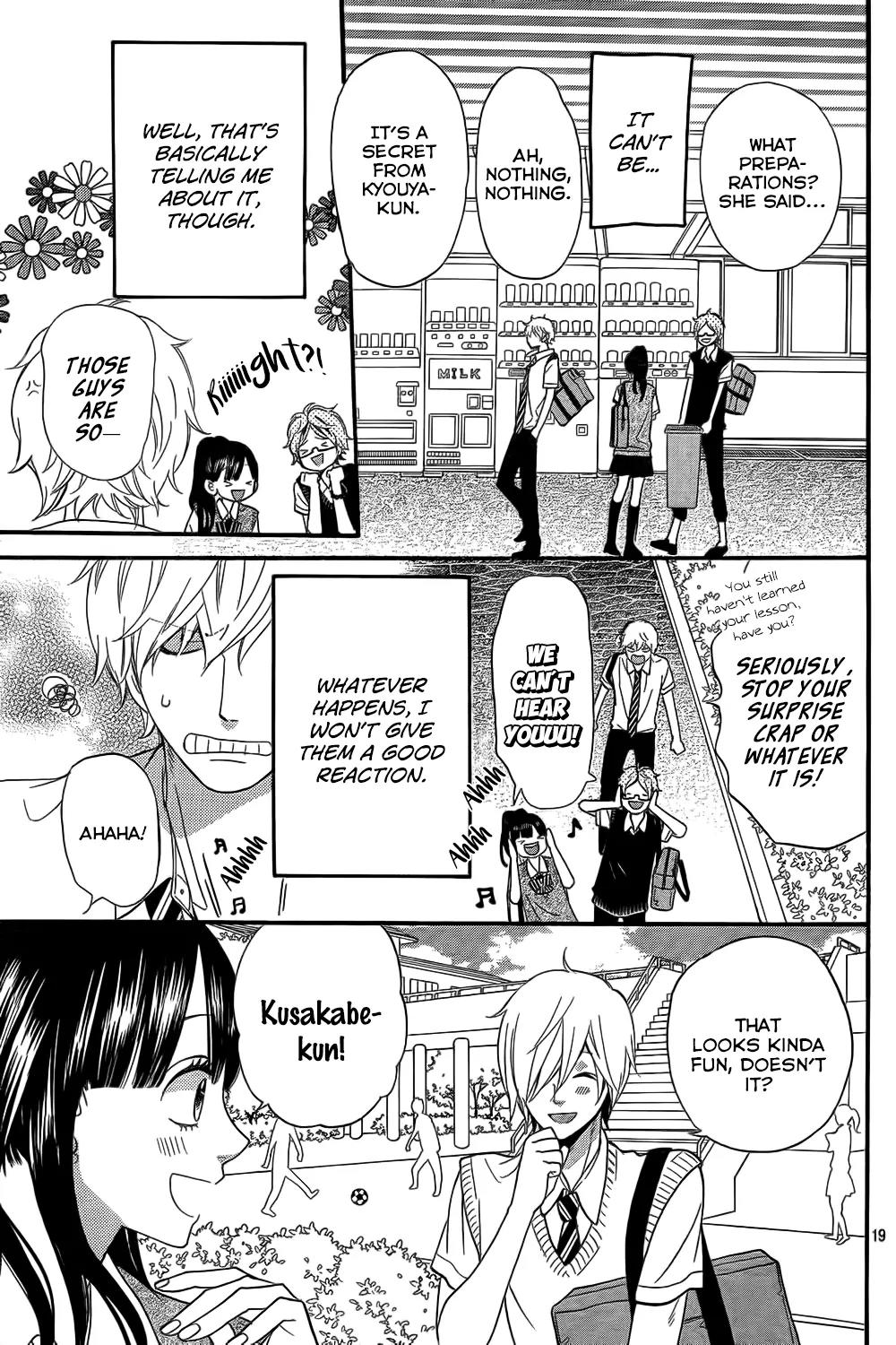 Ookami Shoujo to Kuro Ouji Chapter 48 page 20 - Chapter 48: Not Good at Getting Excited