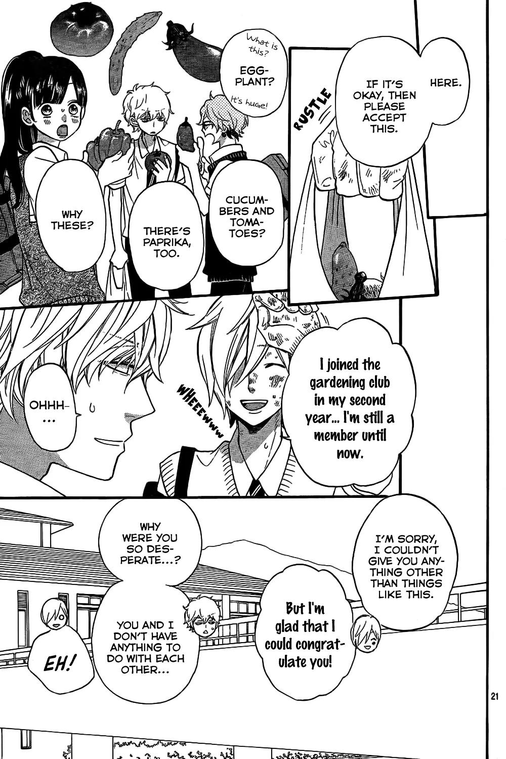 Ookami Shoujo to Kuro Ouji Chapter 48 page 22 - Chapter 48: Not Good at Getting Excited