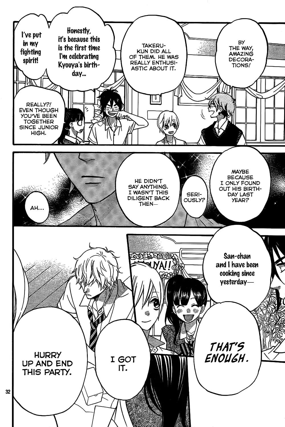 Ookami Shoujo to Kuro Ouji Chapter 48 page 33 - Chapter 48: Not Good at Getting Excited
