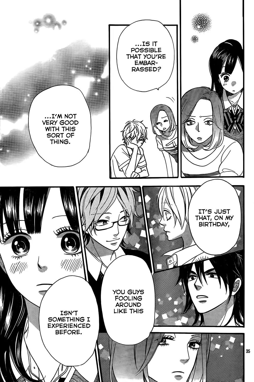 Ookami Shoujo to Kuro Ouji Chapter 48 page 36 - Chapter 48: Not Good at Getting Excited