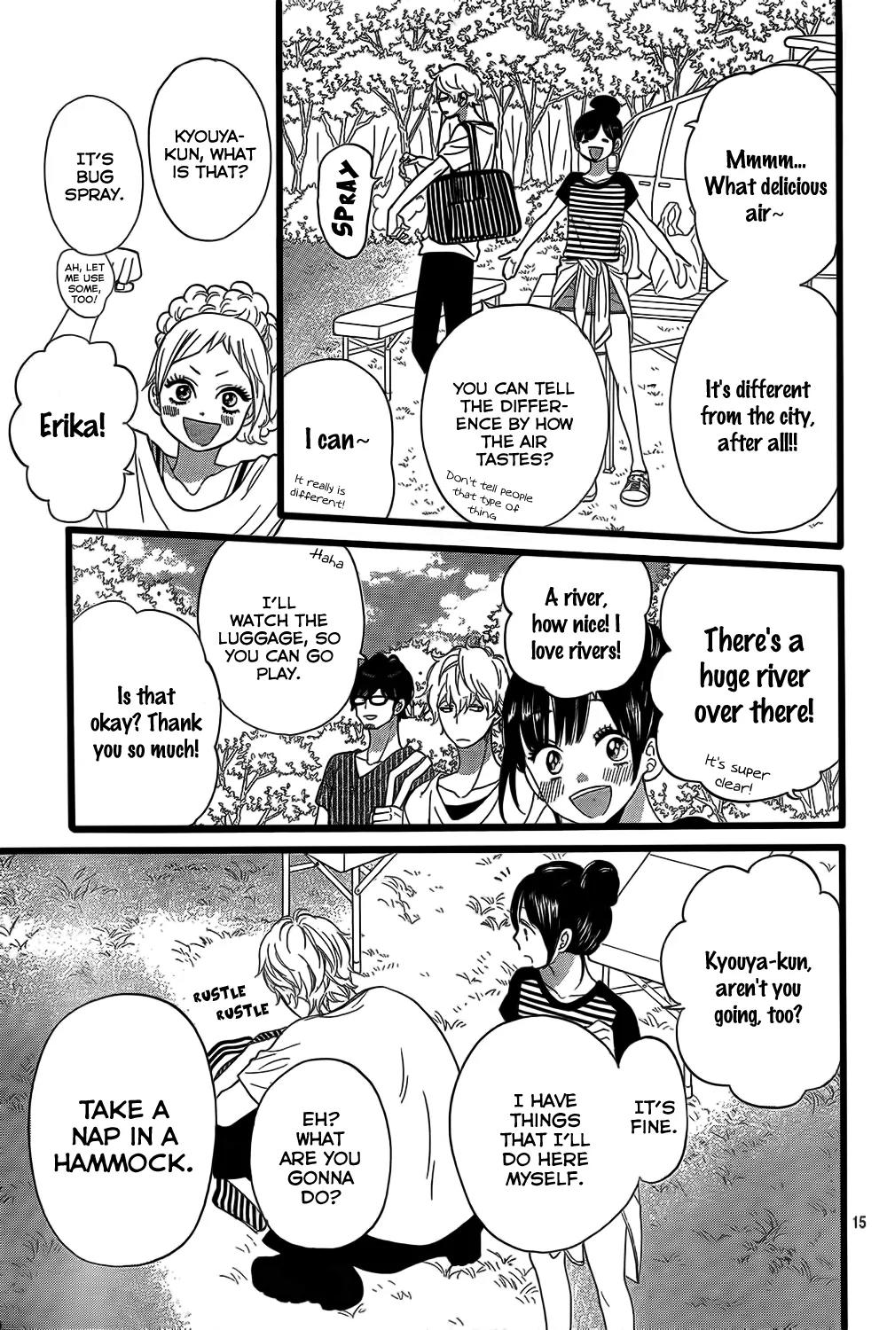 Ookami Shoujo to Kuro Ouji Chapter 49 page 16 - Chapter 49: Go Have Fun Camping