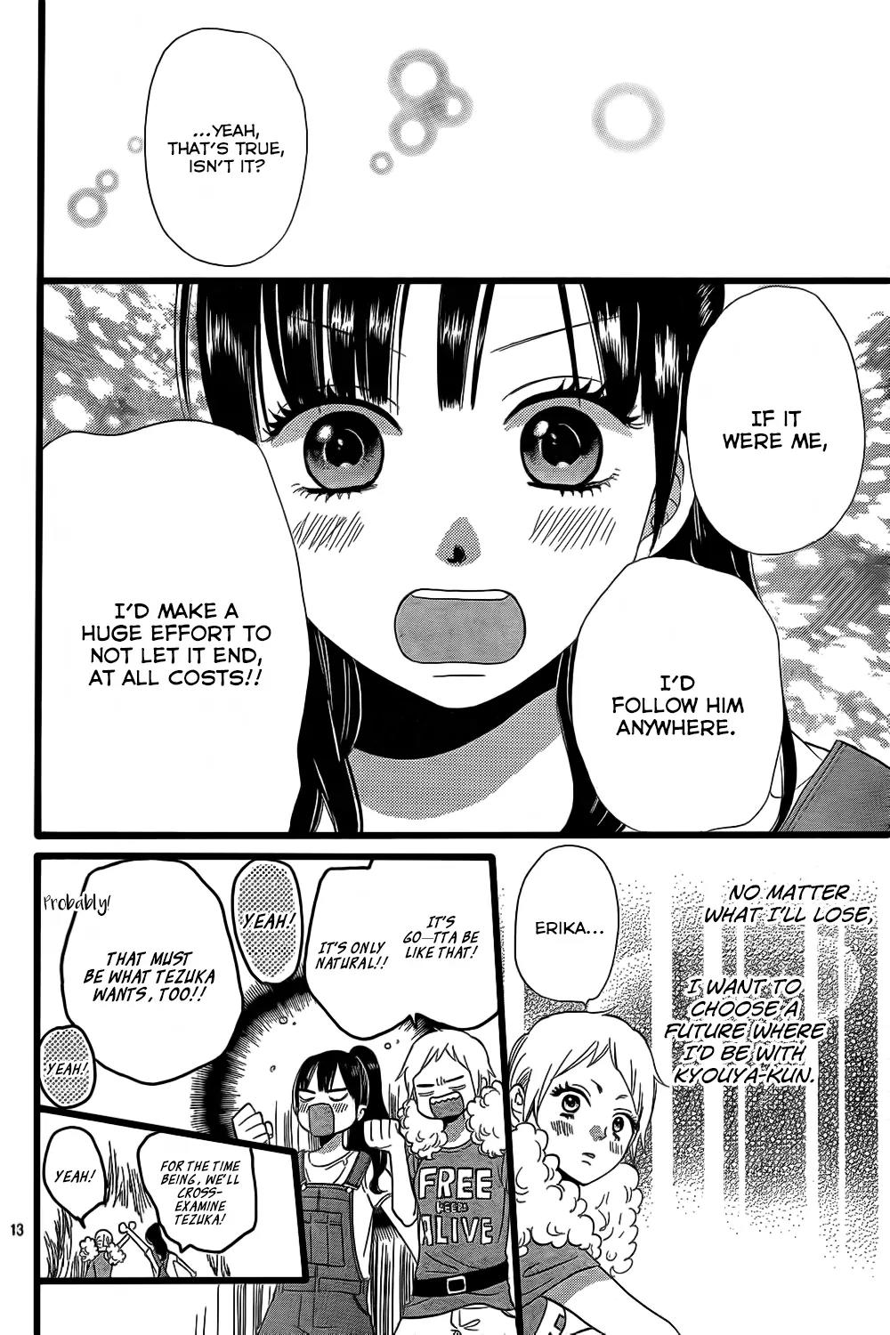 Ookami Shoujo to Kuro Ouji Chapter 50 page 14 - Chapter 50: That Scares Even Me