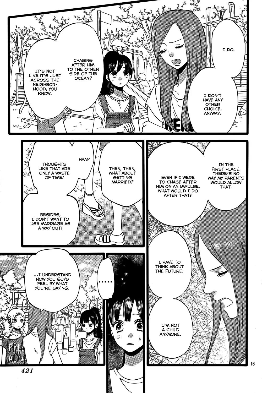 Ookami Shoujo to Kuro Ouji Chapter 50 page 17 - Chapter 50: That Scares Even Me