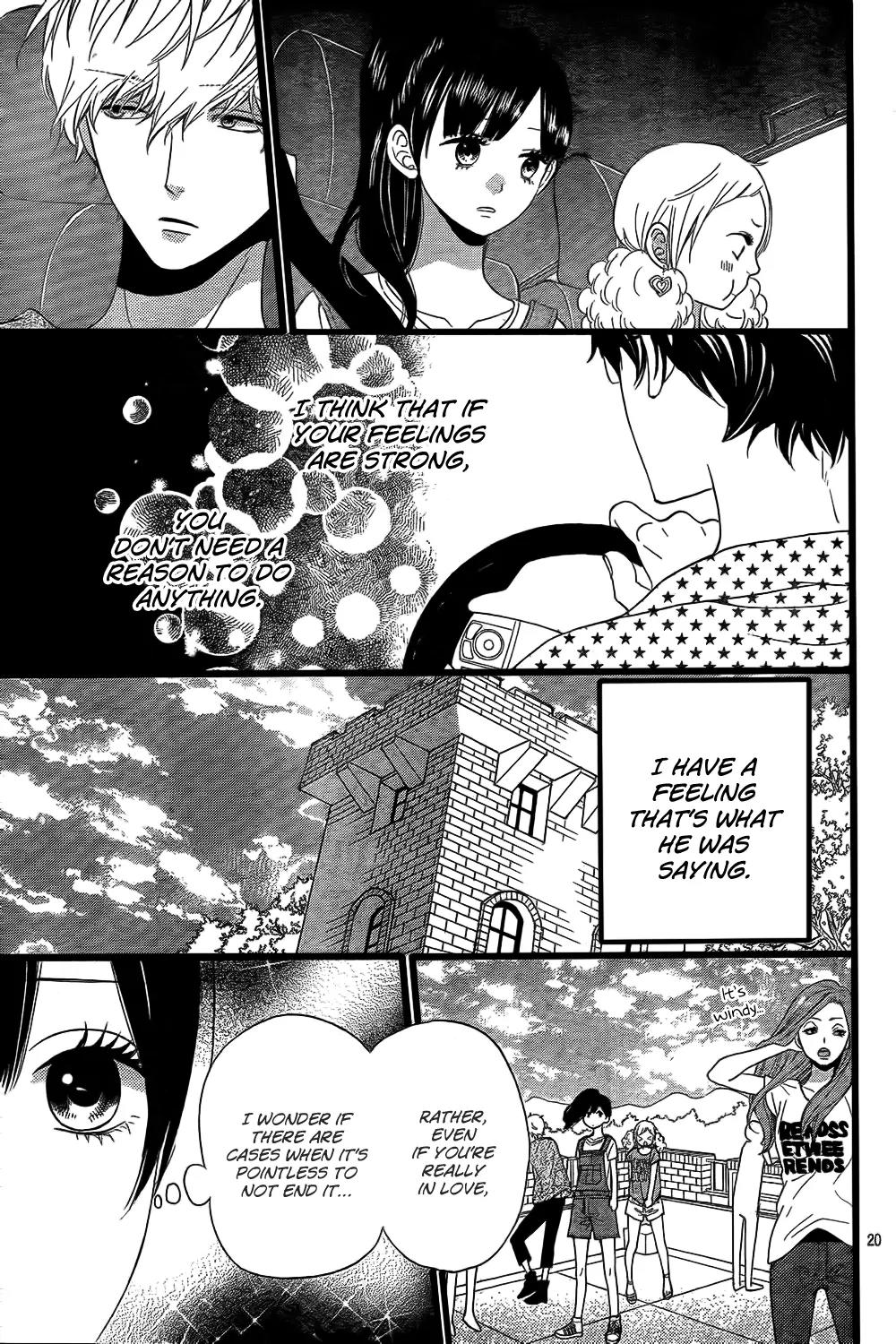 Ookami Shoujo to Kuro Ouji Chapter 50 page 21 - Chapter 50: That Scares Even Me