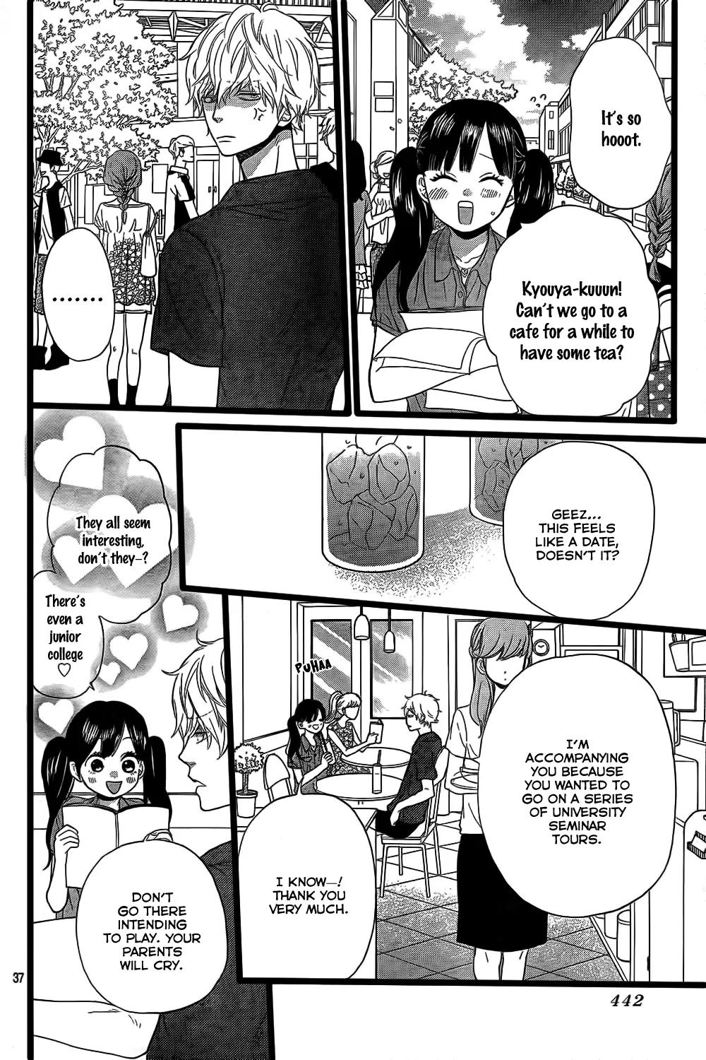 Ookami Shoujo to Kuro Ouji Chapter 50 page 38 - Chapter 50: That Scares Even Me