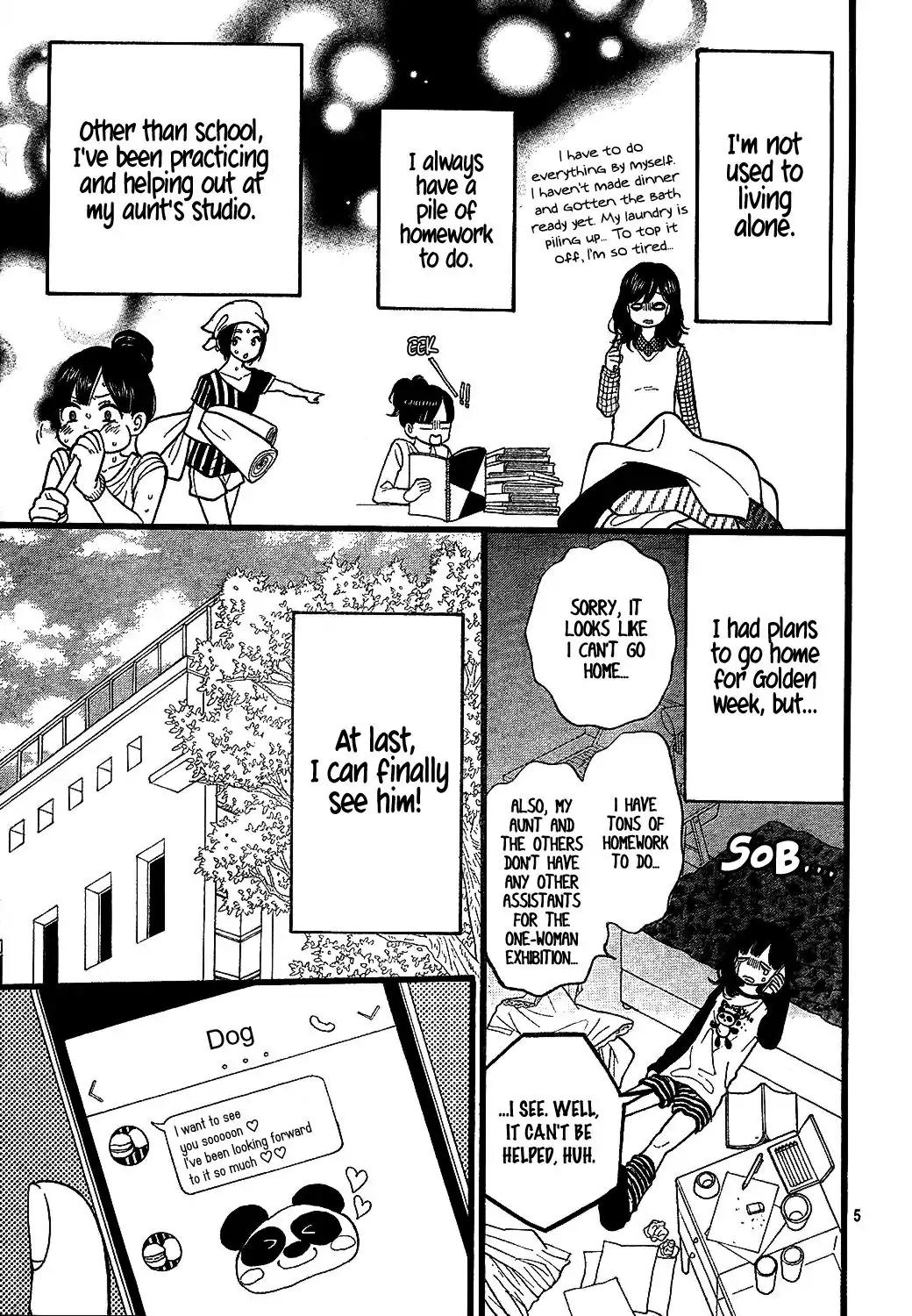 Ookami Shoujo to Kuro Ouji Chapter 57 page 6 - Chapter 57: Let Me See You Soon