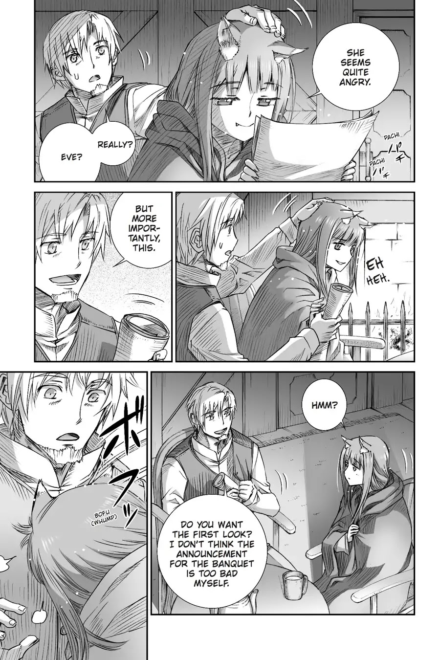 Ookami to Koushinryou Chapter 100 page 14 - Vol.16 The Final Chapter [END]