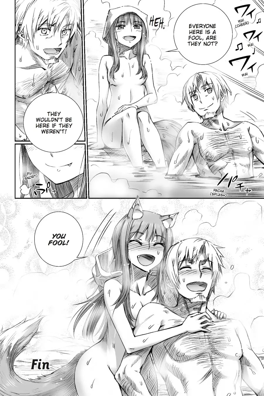 Ookami to Koushinryou Chapter 100 page 35 - Vol.16 The Final Chapter [END]