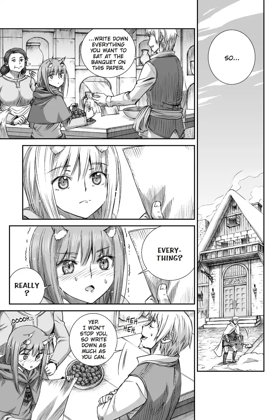 Ookami to Koushinryou Chapter 100 page 6 - Vol.16 The Final Chapter [END]