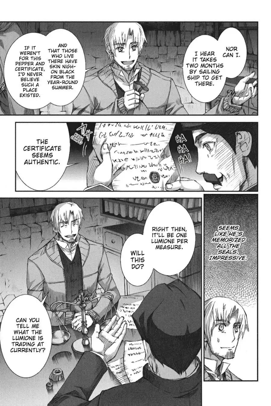 Ookami to Koushinryou Chapter 18 page 20 - Chapter 18