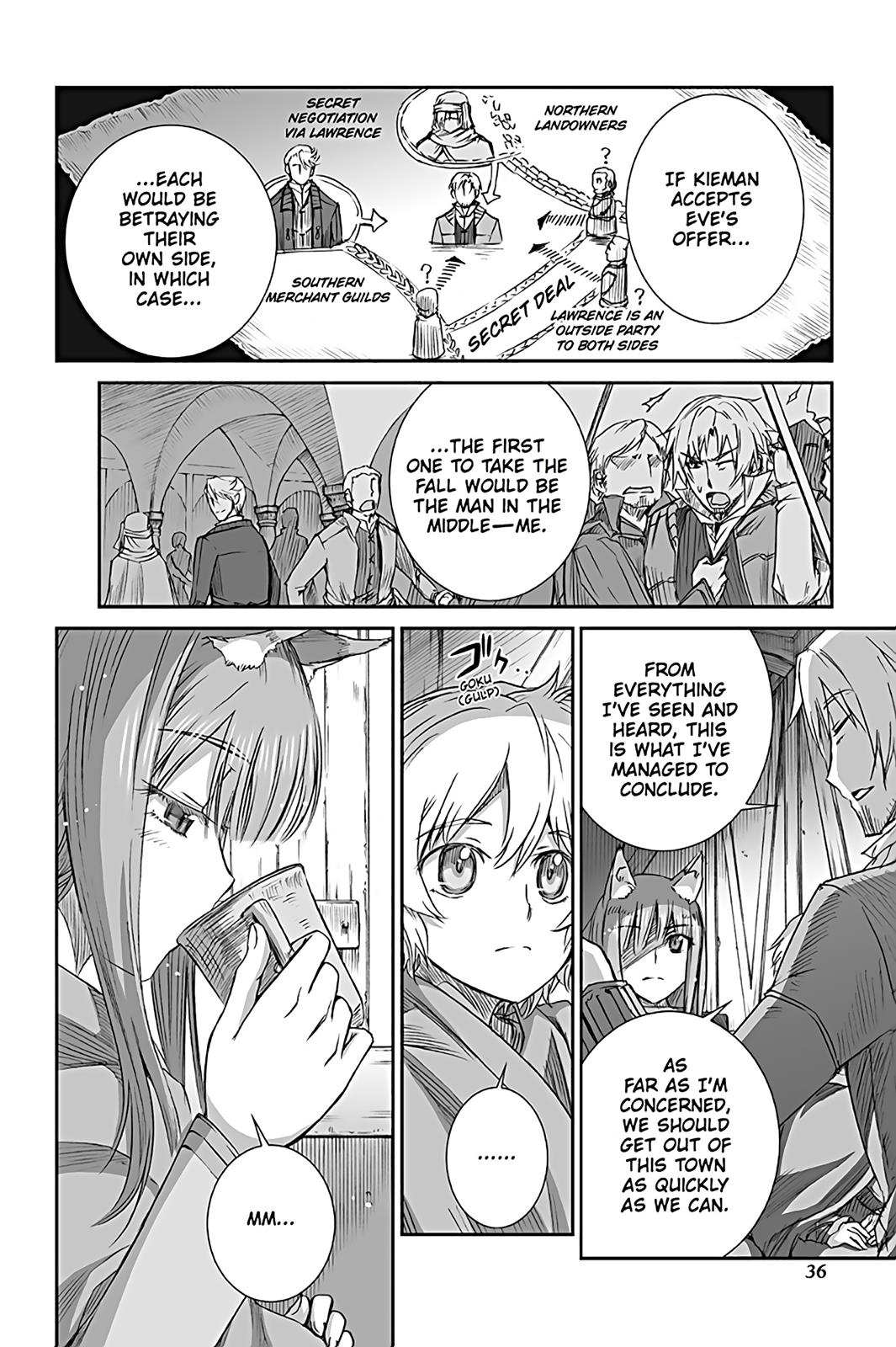 Ookami to Koushinryou Chapter 56 page 14 - Chapter 56