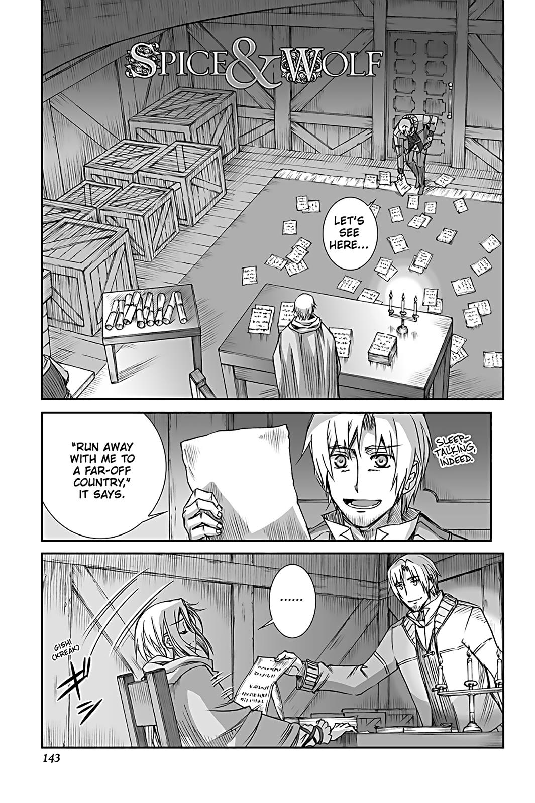Ookami to Koushinryou Chapter 61 page 1 - Chapter 61