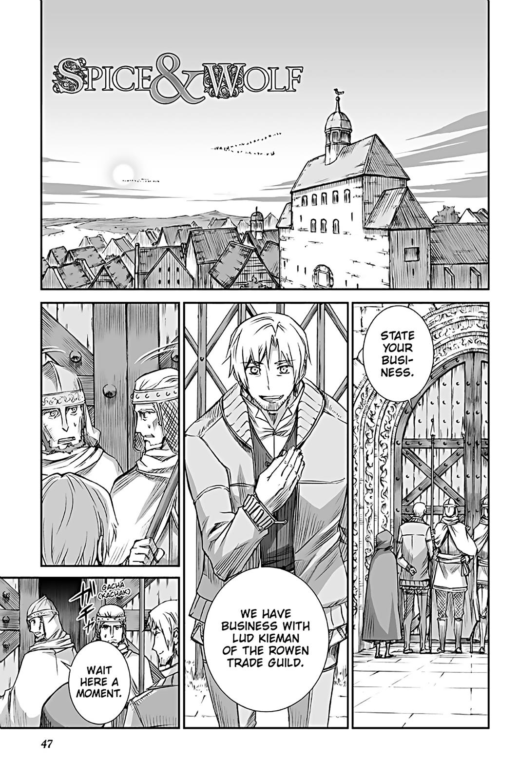 Ookami to Koushinryou Chapter 64 page 1 - Chapter 64