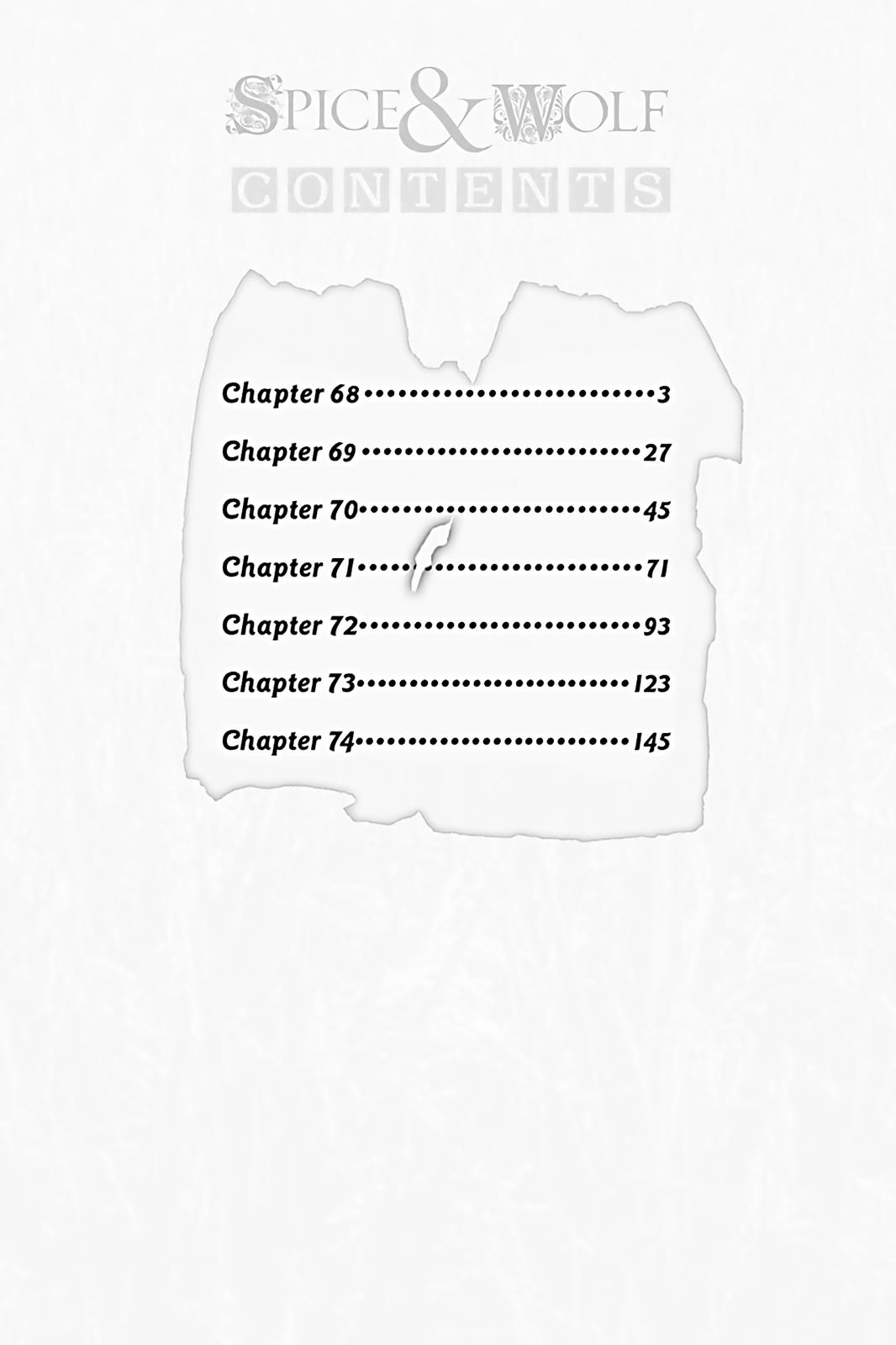 Ookami to Koushinryou Chapter 68 page 3 - Chapter 68