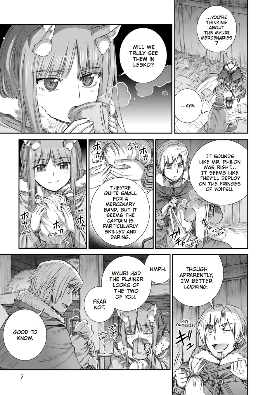Ookami to Koushinryou Chapter 75 page 8 - Chapter 75