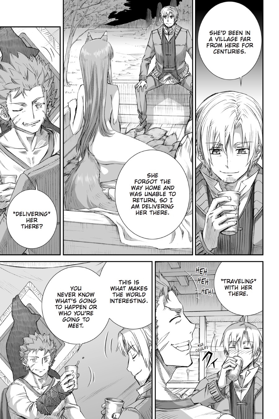 Ookami to Koushinryou Chapter 76 page 13 - Chapter 76