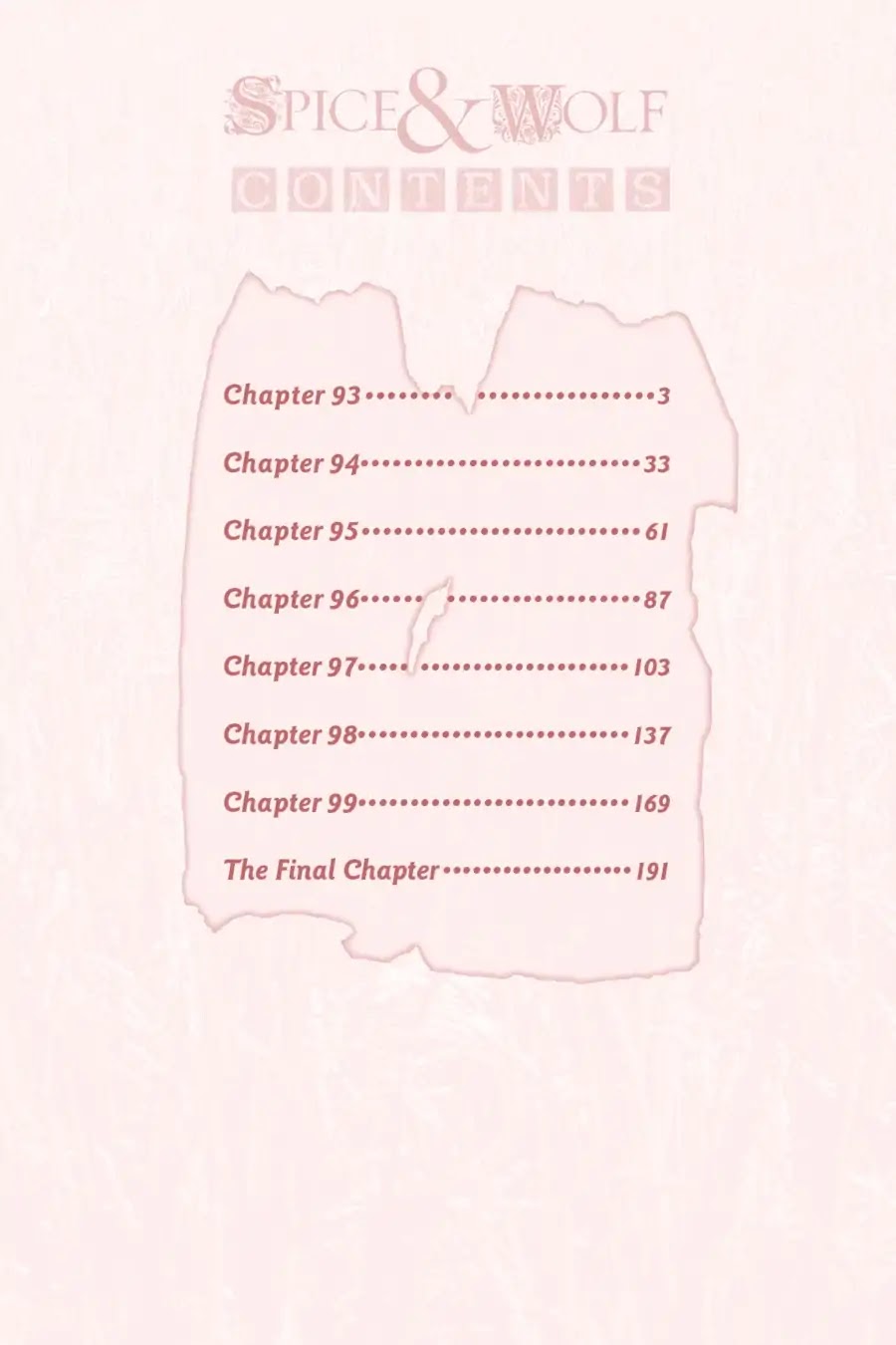 Ookami to Koushinryou Chapter 93 page 3 - Chapter 93