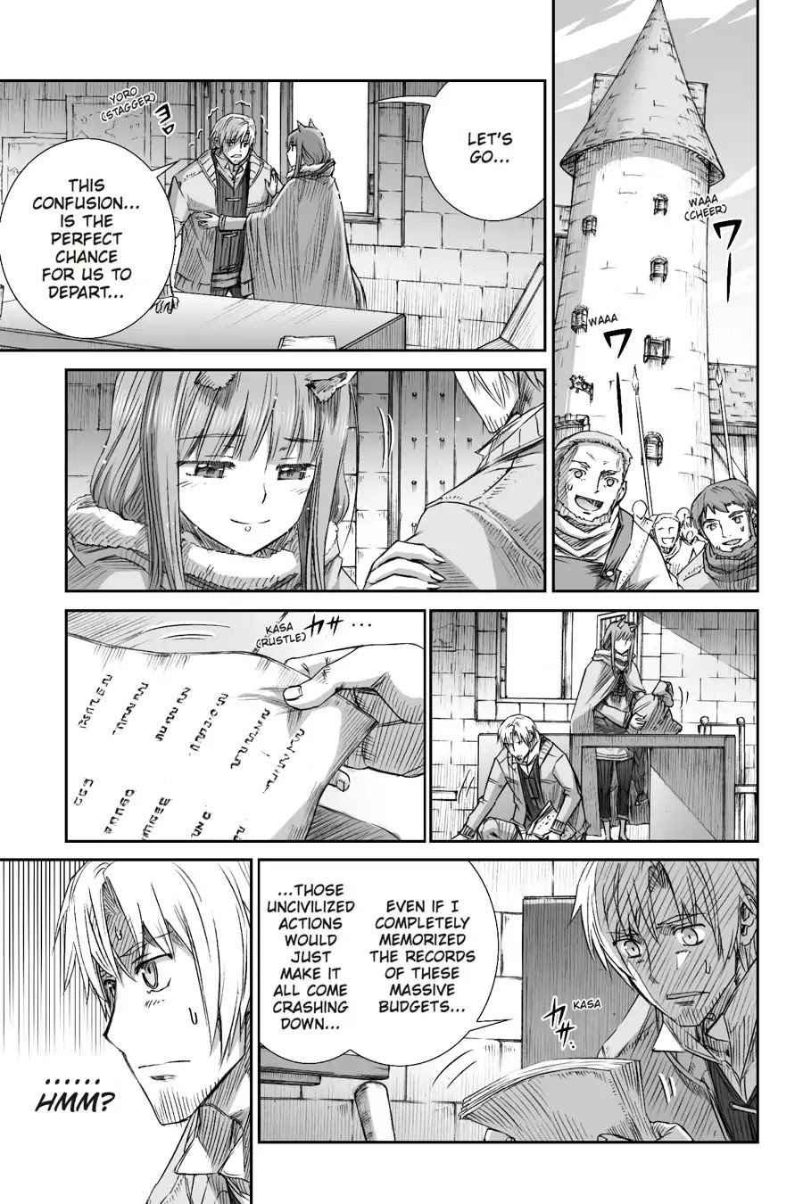 Ookami to Koushinryou Chapter 97 page 8 - Chapter 97