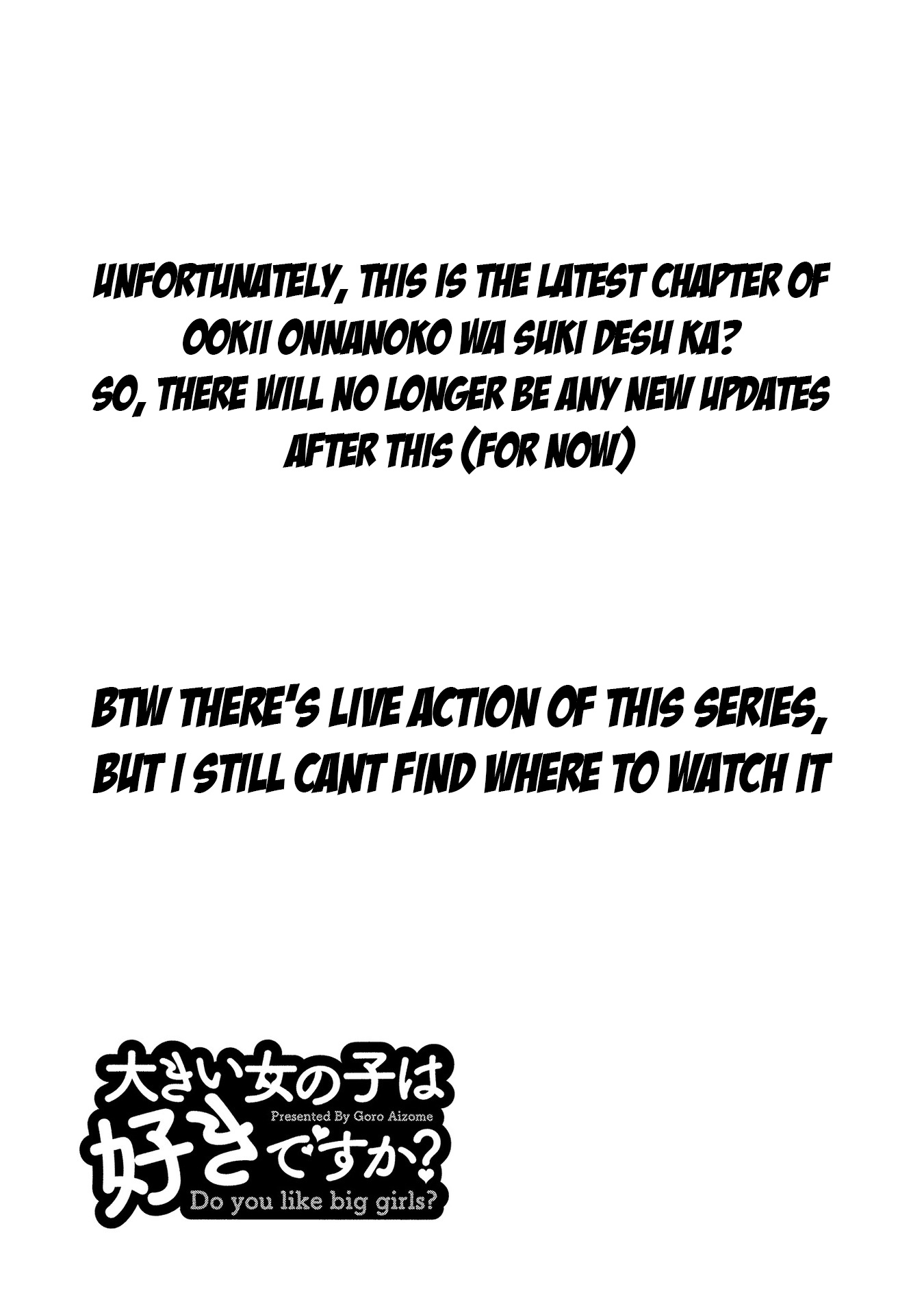 Ookii Onnanoko wa Daisuki Desu ka? Chapter 58 page 18 - Chapter 58: The Decisive Battle, And ...