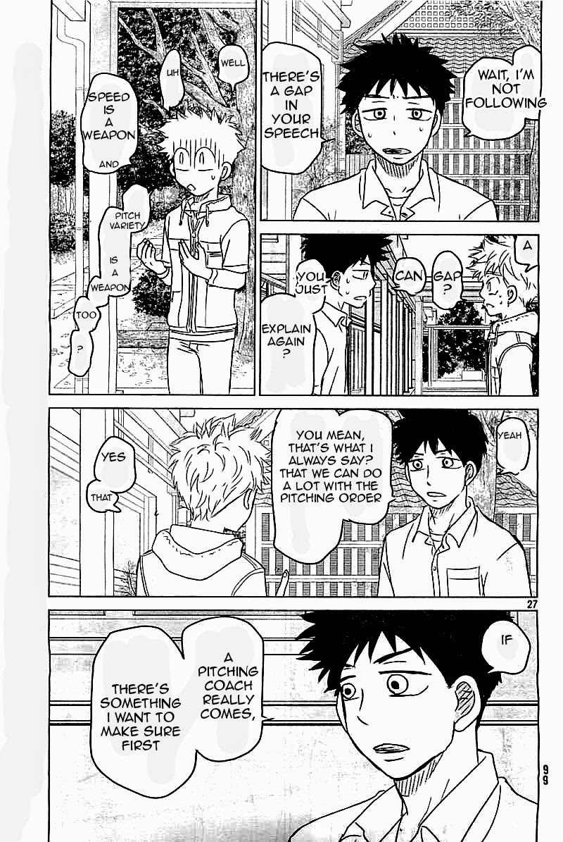 Ookiku Furikabutte Chapter 100 page 27 - Chapter 100: Fastball 2