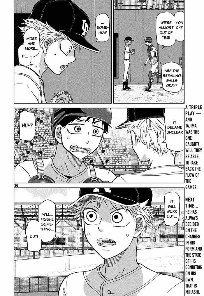 Ookiku Furikabutte Chapter 113 page 37 - Chapter 113: Saitama Prefectruarl Tournament 11