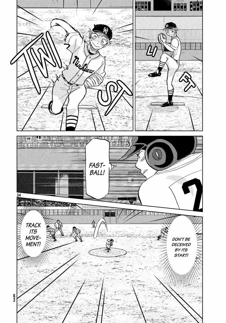 Ookiku Furikabutte Chapter 115 page 34 - Chapter 115: Saitama Prefectruarl Tournament 13