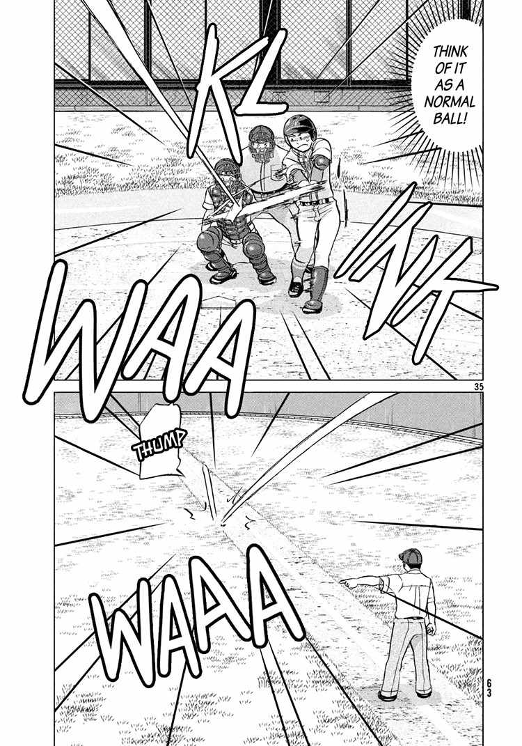 Ookiku Furikabutte Chapter 115 page 35 - Chapter 115: Saitama Prefectruarl Tournament 13