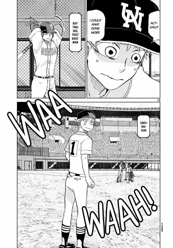Ookiku Furikabutte Chapter 117 page 13 - Chapter 117: Saitama Prefectruarl Tournament 15