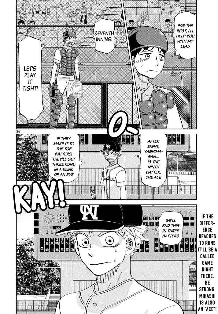 Ookiku Furikabutte Chapter 118 page 37 - Chapter 118: Saitama Prefectruarl Tournament 16