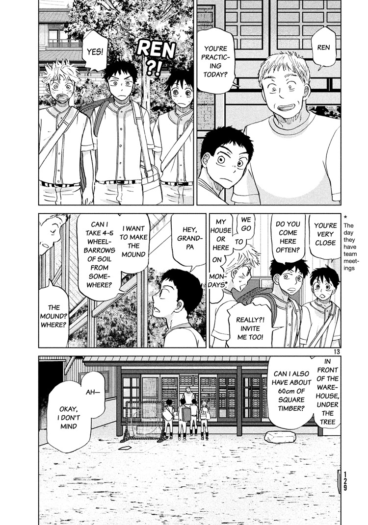 Ookiku Furikabutte Chapter 122 page 14 - Chapter 122: Tajima's