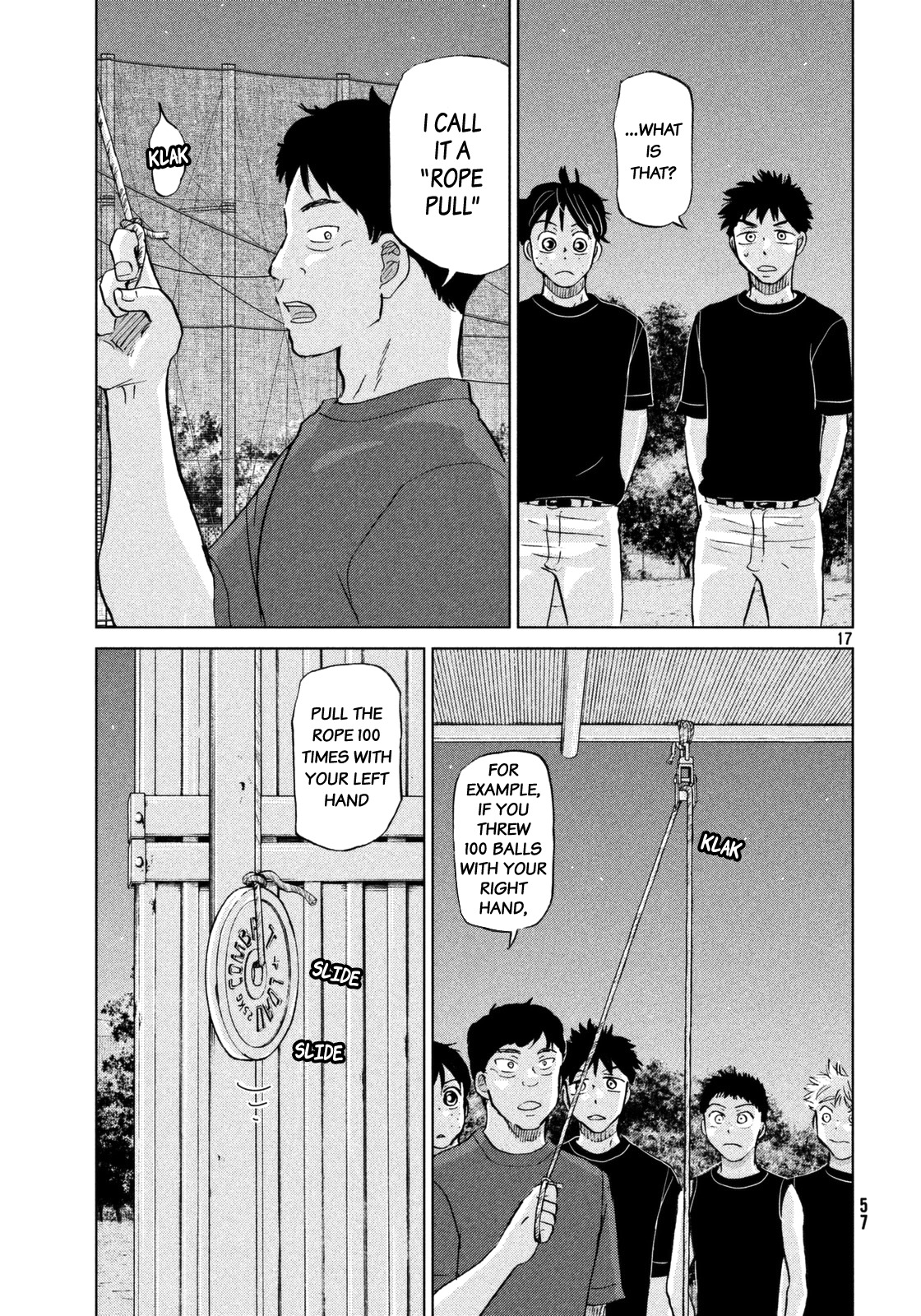 Ookiku Furikabutte Chapter 124 page 18 - Chapter 124: Tajima's 3