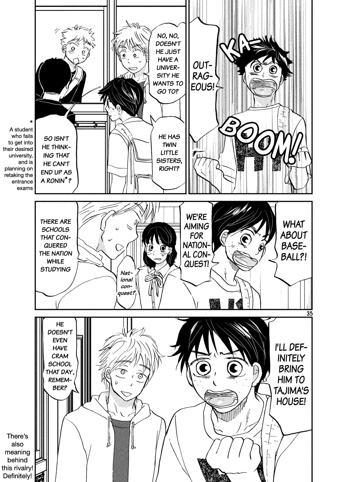 Ookiku Furikabutte Chapter 126 page 36 - Chapter 126: Tajima's 5