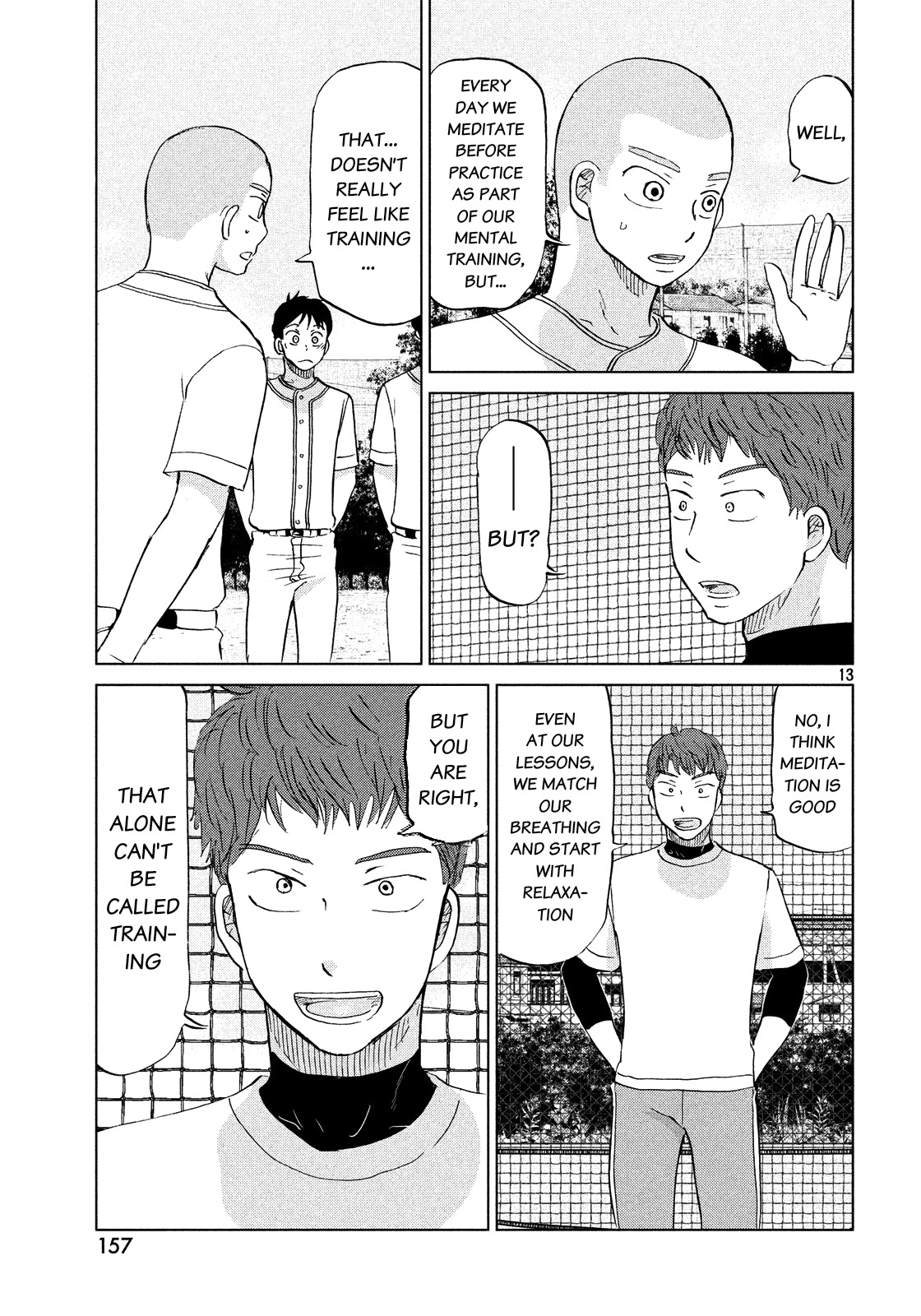 Ookiku Furikabutte Chapter 128 page 14 - Chapter 128: Mental training