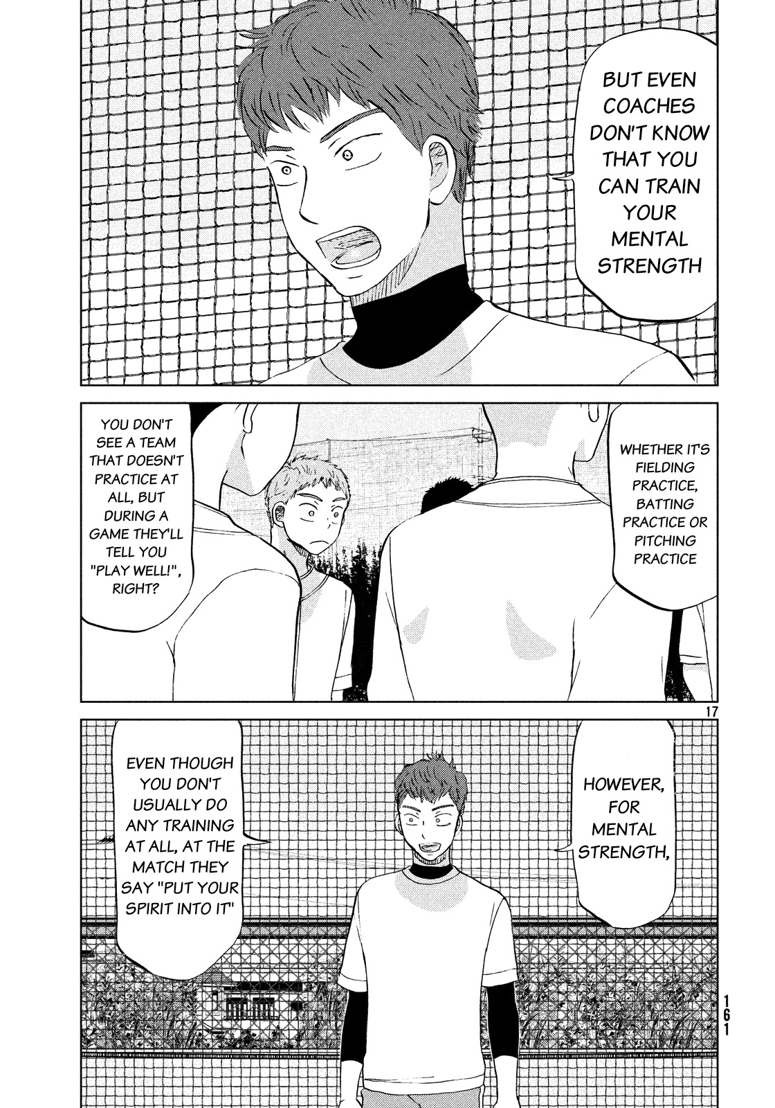 Ookiku Furikabutte Chapter 128 page 18 - Chapter 128: Mental training