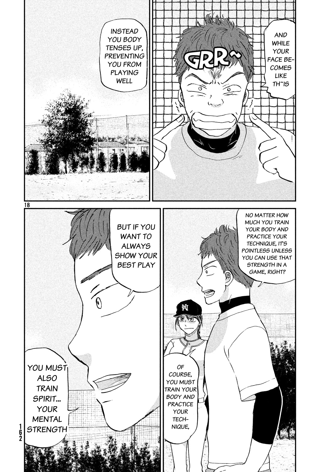 Ookiku Furikabutte Chapter 128 page 19 - Chapter 128: Mental training