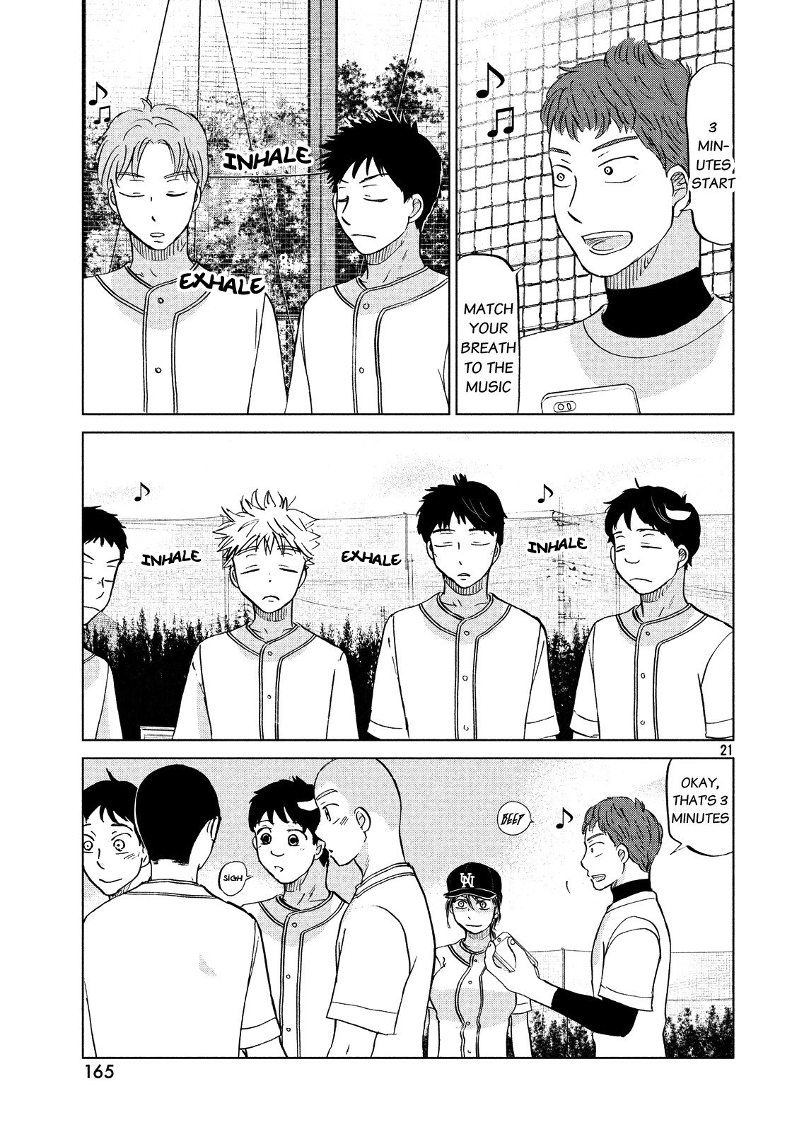 Ookiku Furikabutte Chapter 128 page 22 - Chapter 128: Mental training
