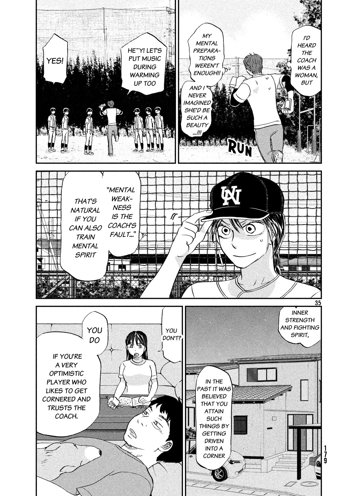 Ookiku Furikabutte Chapter 128 page 36 - Chapter 128: Mental training