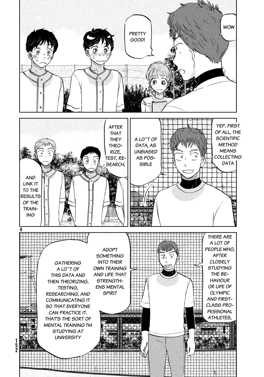 Ookiku Furikabutte Chapter 128 page 9 - Chapter 128: Mental training
