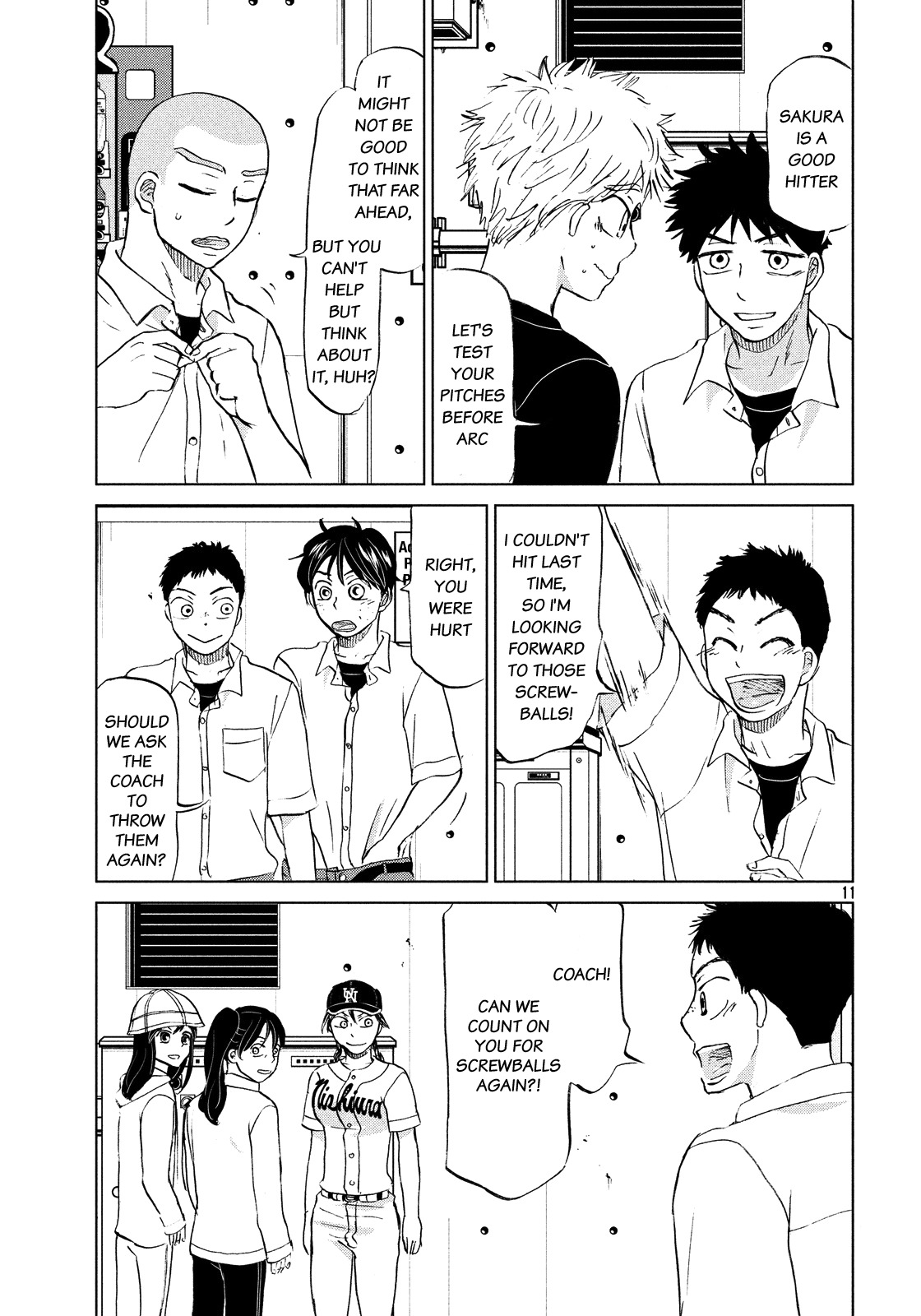 Ookiku Furikabutte Chapter 130 page 13 - Chapter 130: The 4 Cities Tournament 1
