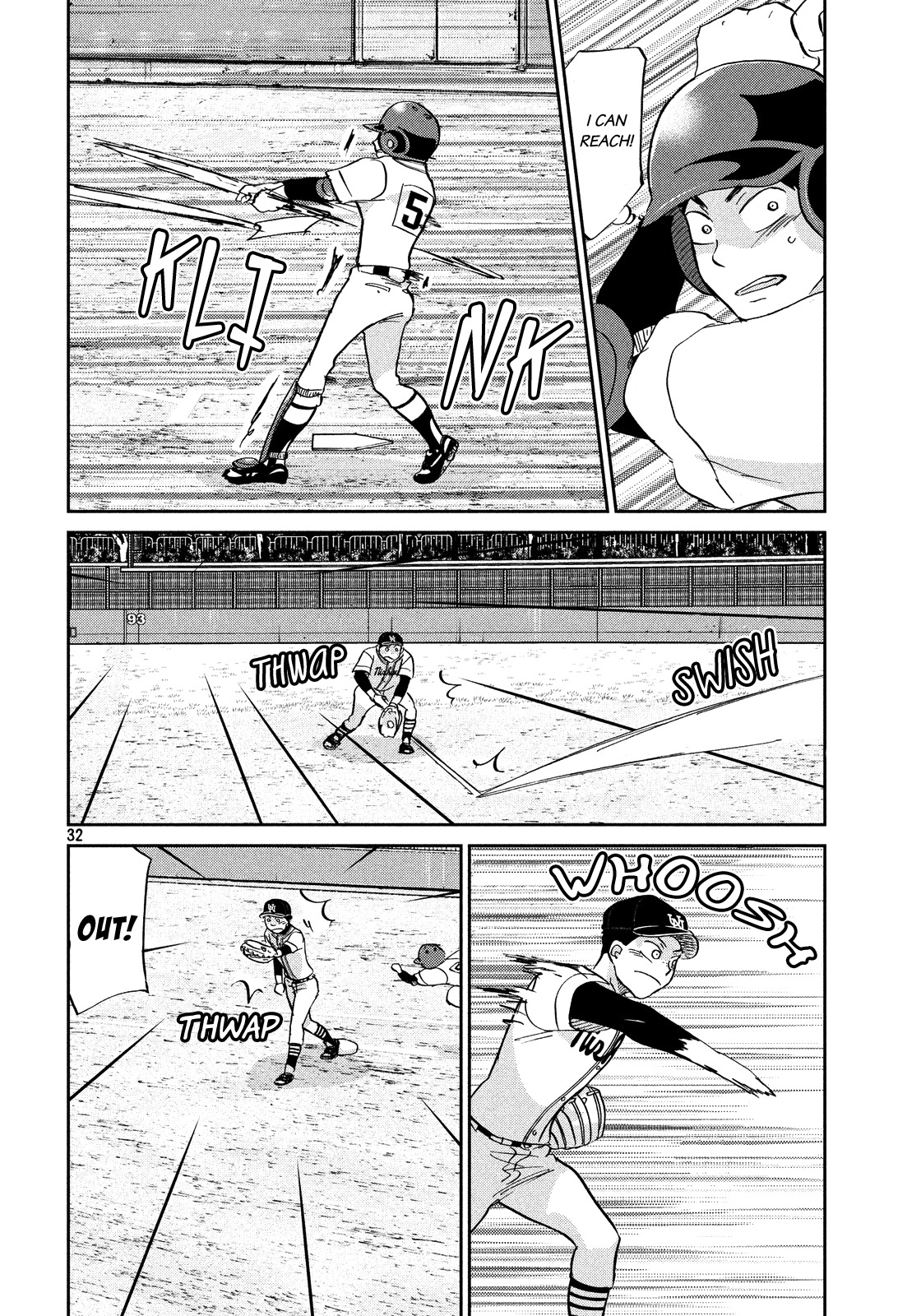 Ookiku Furikabutte Chapter 130 page 34 - Chapter 130: The 4 Cities Tournament 1