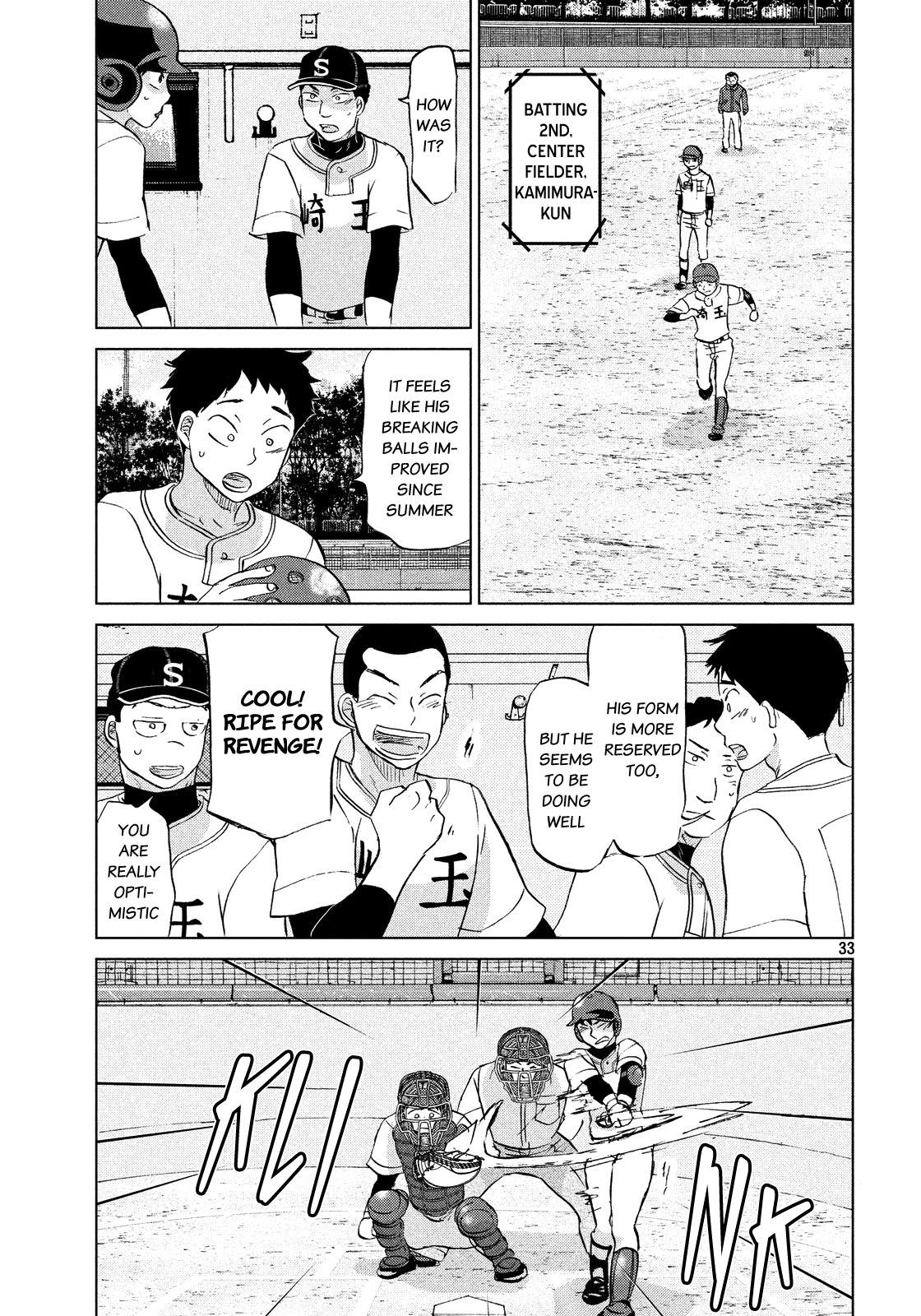 Ookiku Furikabutte Chapter 130 page 35 - Chapter 130: The 4 Cities Tournament 1
