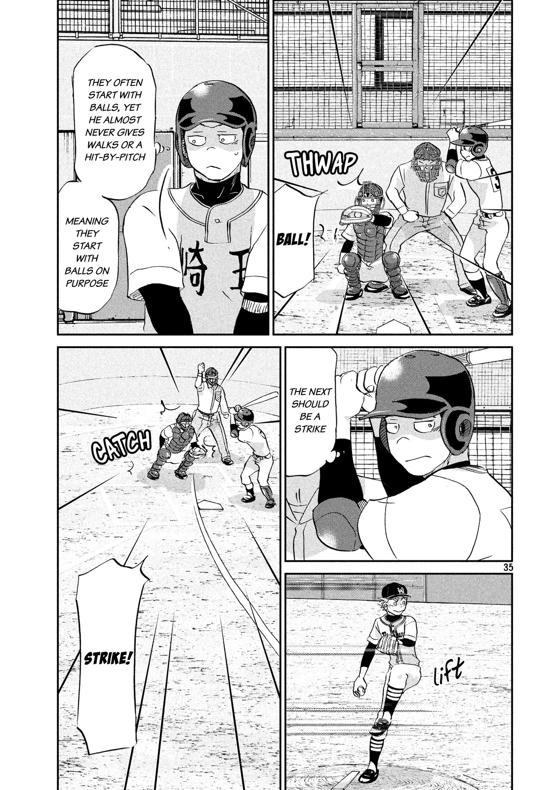 Ookiku Furikabutte Chapter 130 page 37 - Chapter 130: The 4 Cities Tournament 1